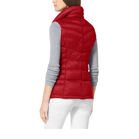 michael kors quilted nylon vest|Michael Kors suit vest.